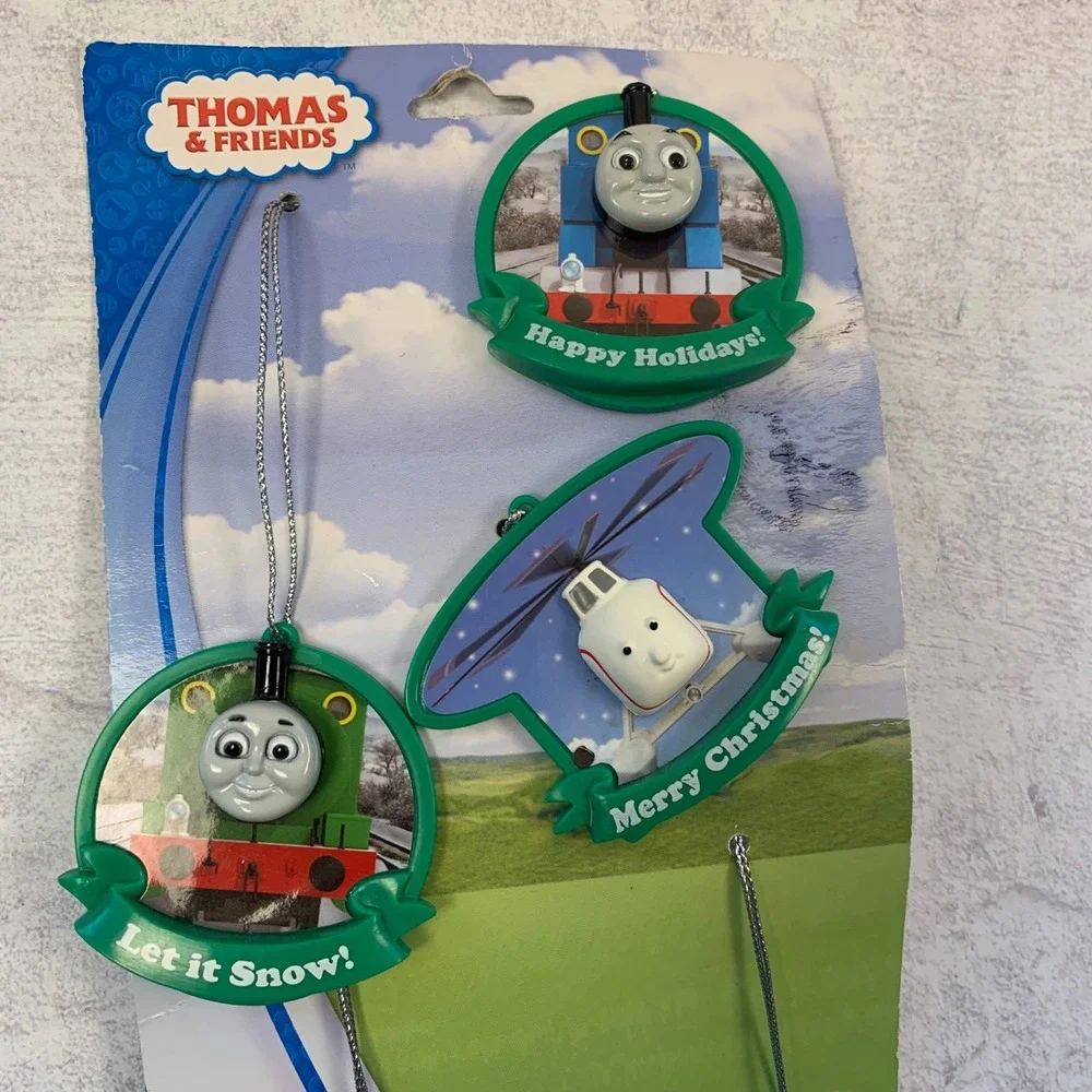 Thomas & Friends Christmas Ornaments‎ Set of 5 New on Card 2014